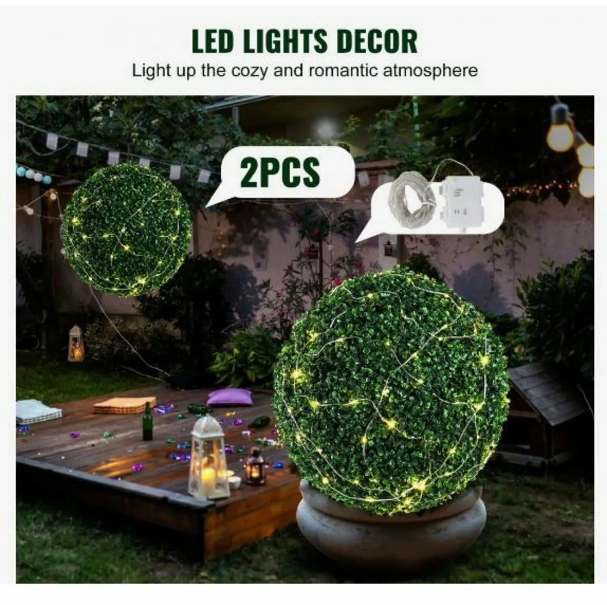 Artificial Topiaries Boxwood Trees - Image 4