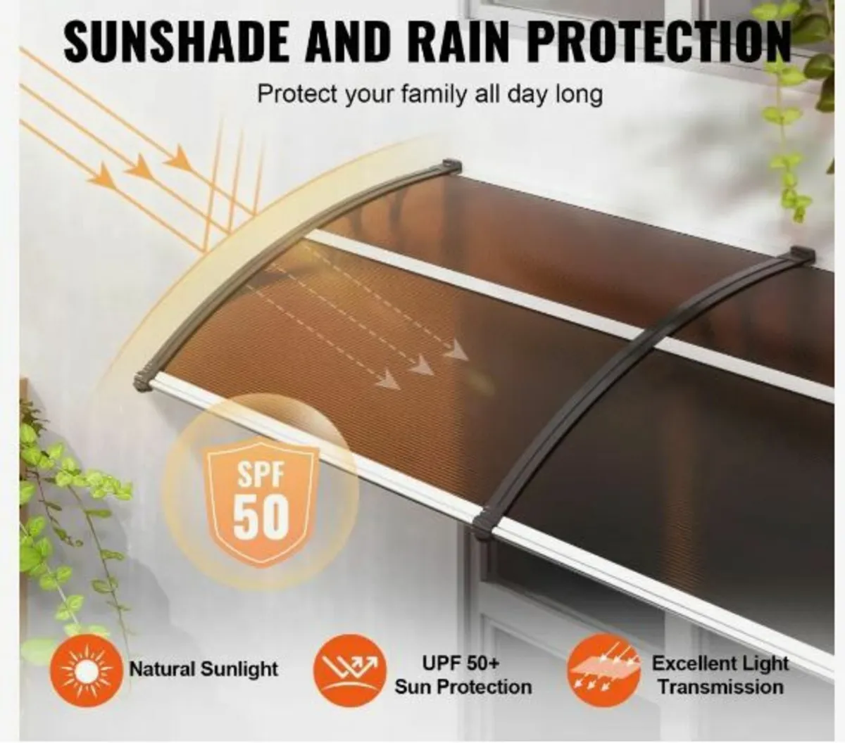 Window Door Awning Canopy 40" x 120 - Image 3