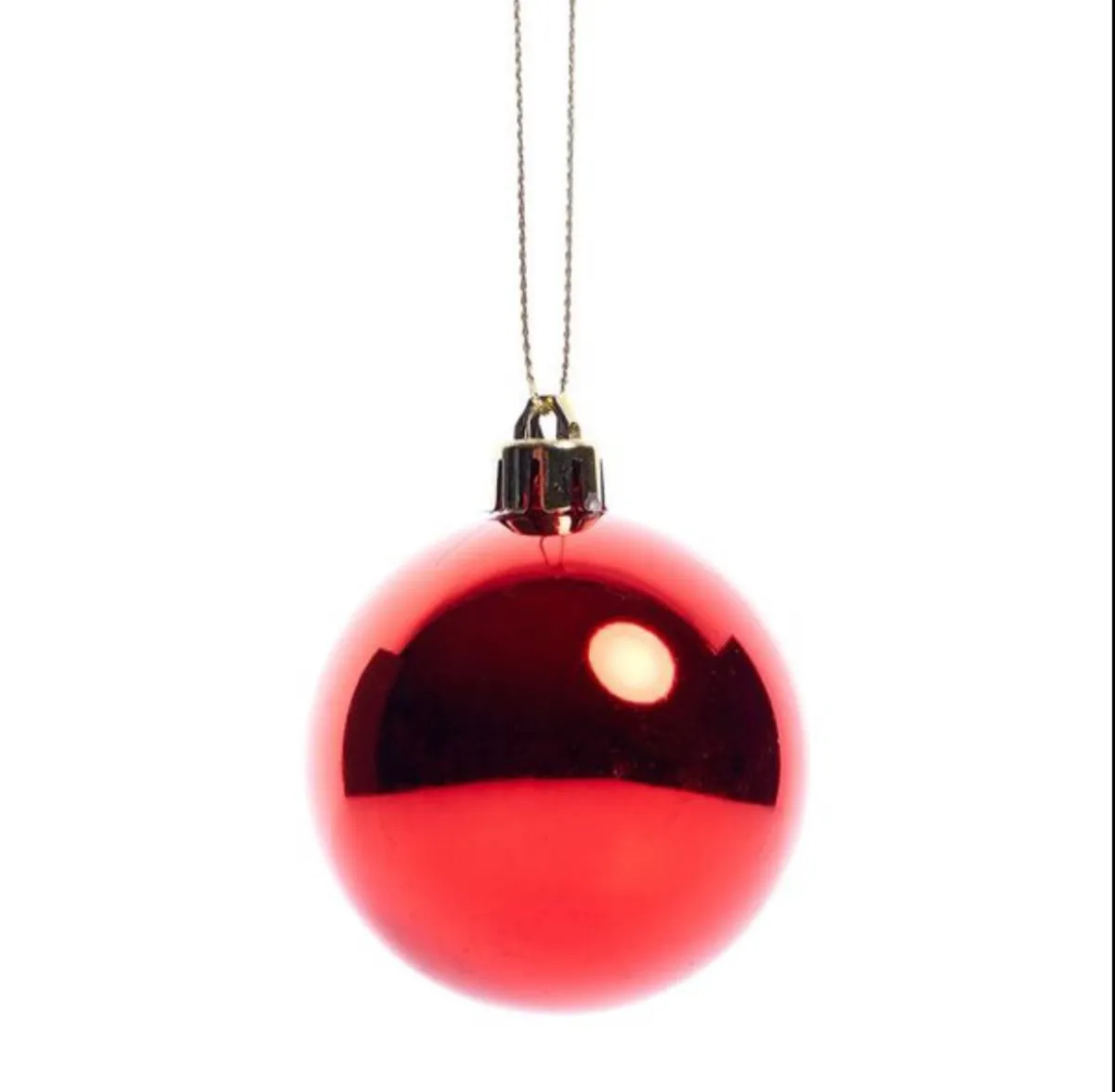 BRAND NEW Red Christmas Baubles - 15 Pack - Image 3