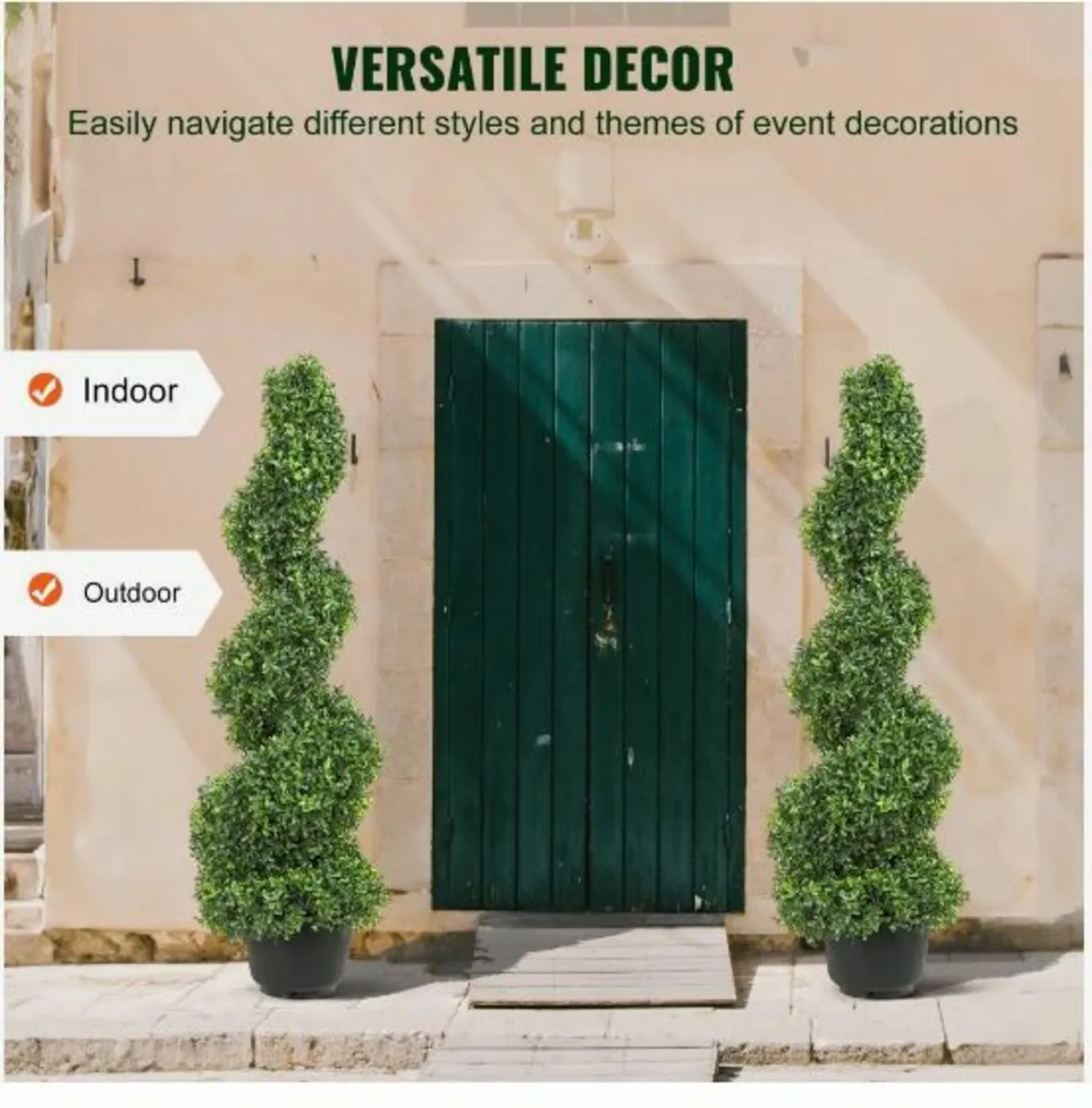 Artificial Topiaries Boxwood Trees - Image 2