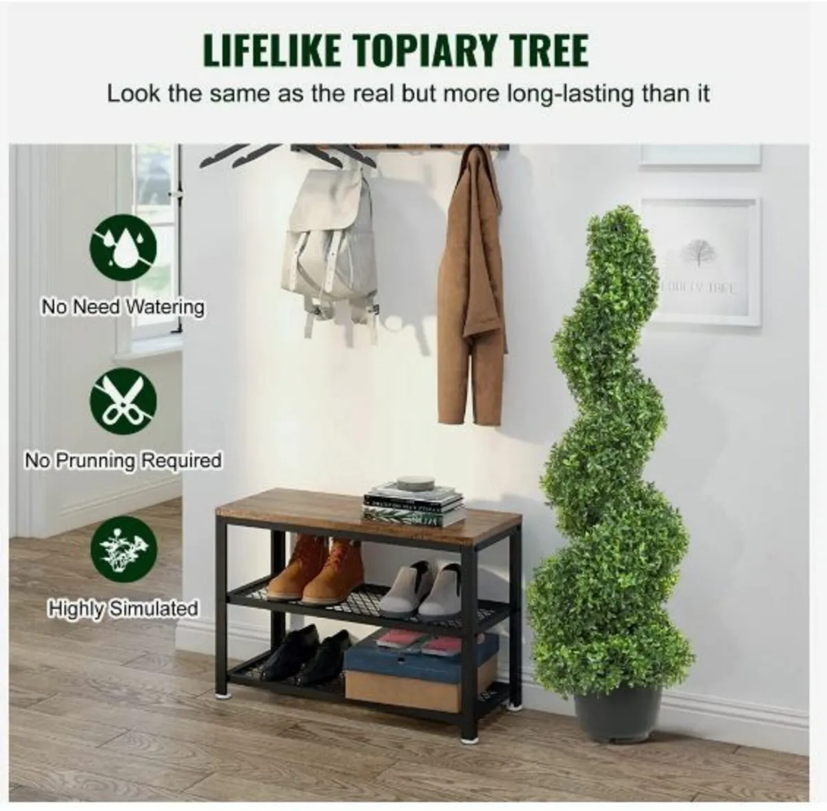 Artificial Topiaries Boxwood Trees - Image 3