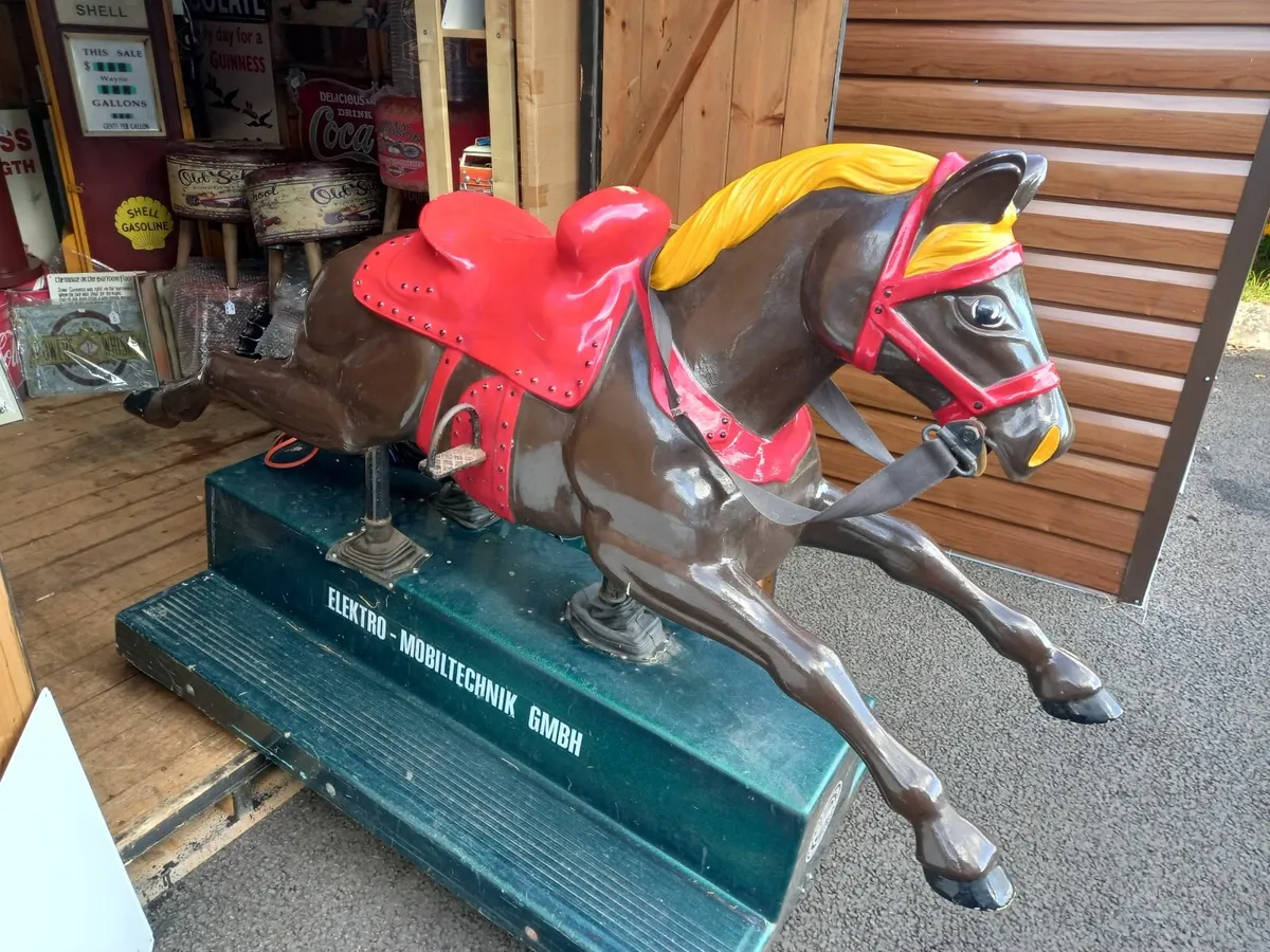 Vintage Mechanical Carnival Horse