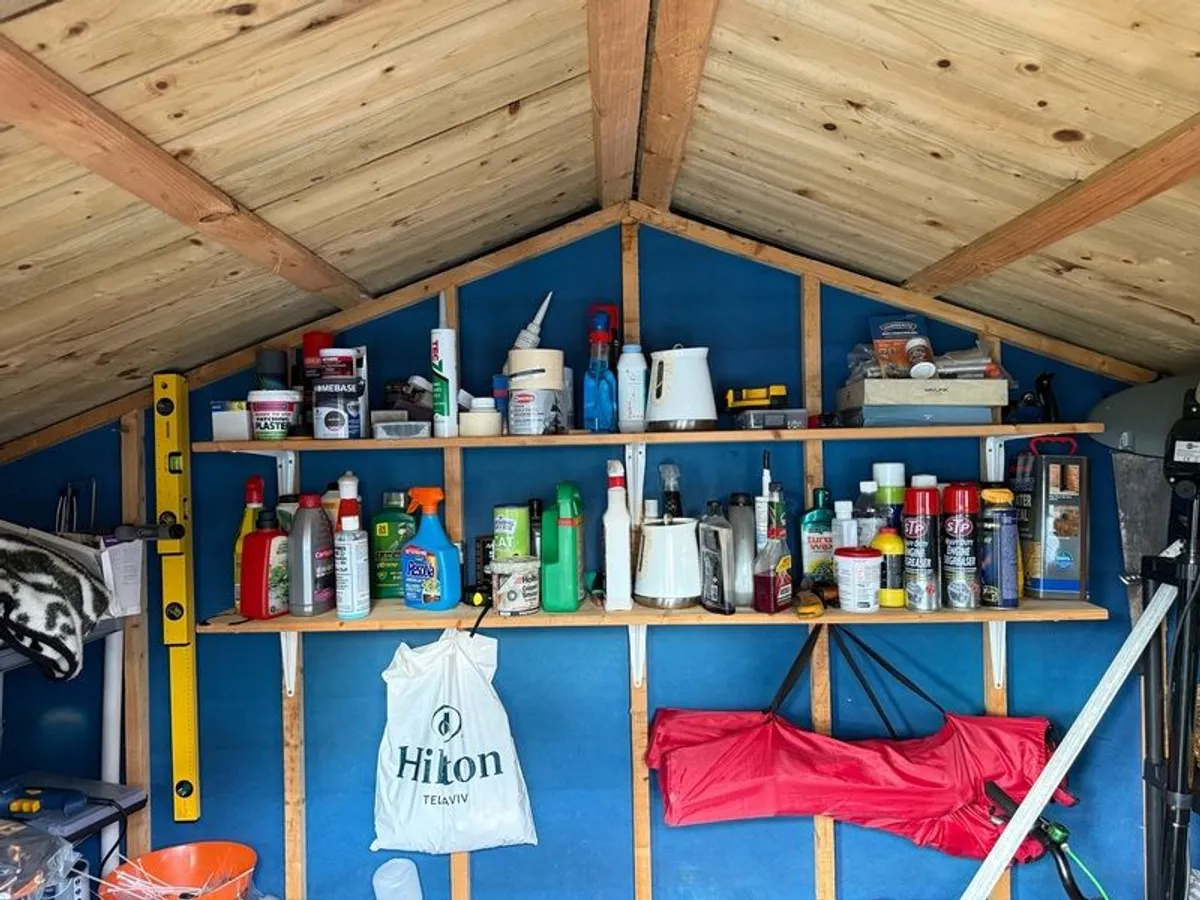 Barrel-Board Garden Shed - Image 3