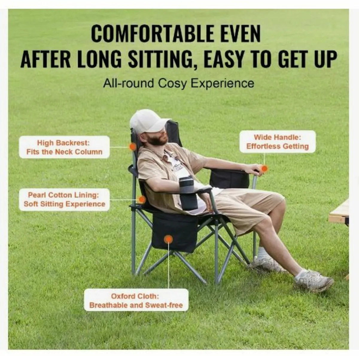 Camping Folding Chair for Adults - Image 2