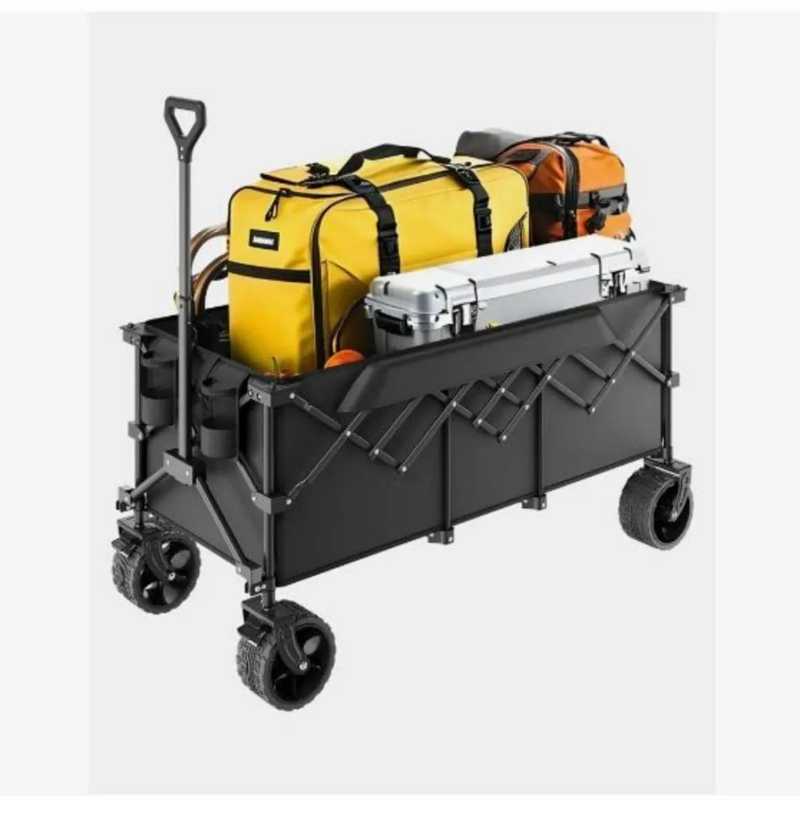 Foldable Wagon with Extended Tailgate - Image 1