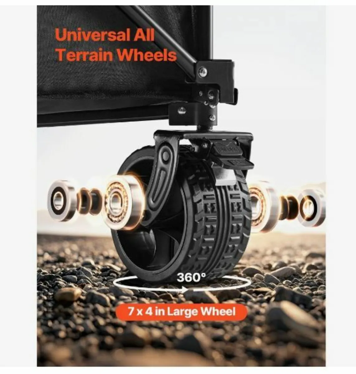 Foldable Wagon with Extended Tailgate - Image 2