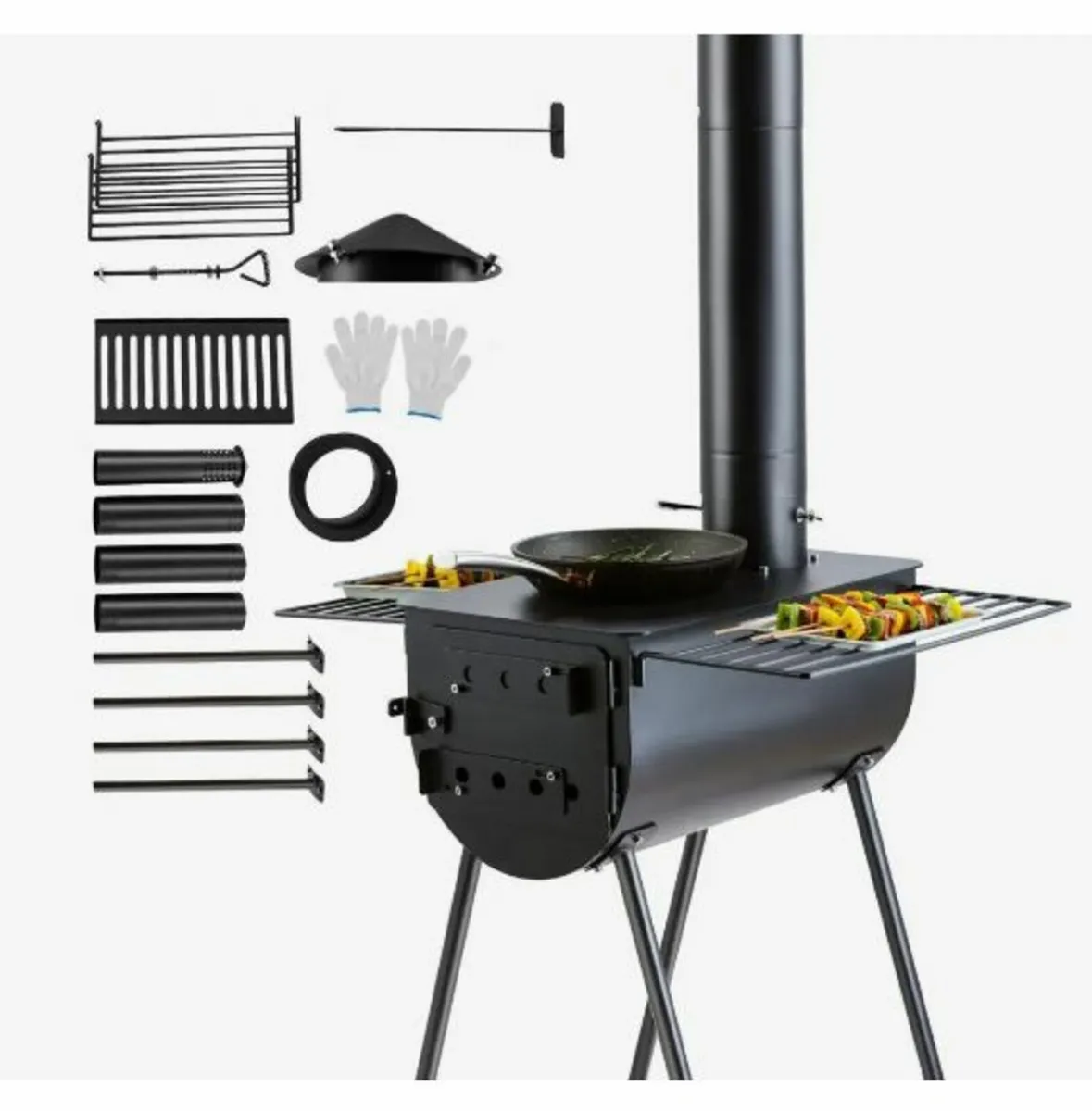 Wood Stove, 3 m, Alloy Steel Camping Tent - Image 4