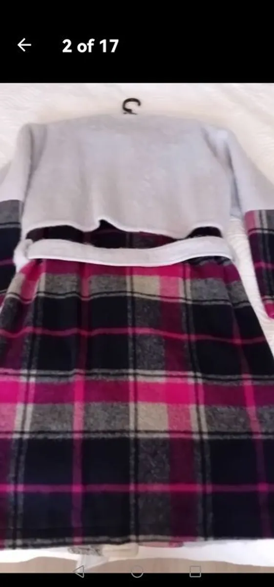 Almost Famous Blue wool coat UK 8-10 - Image 2