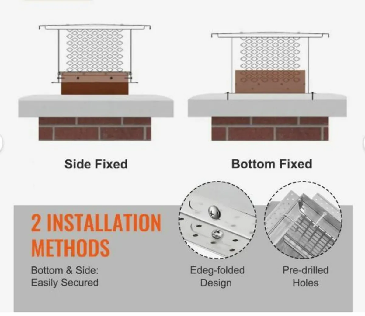Chimney Cap 330.2 x 228.6mm - Image 3