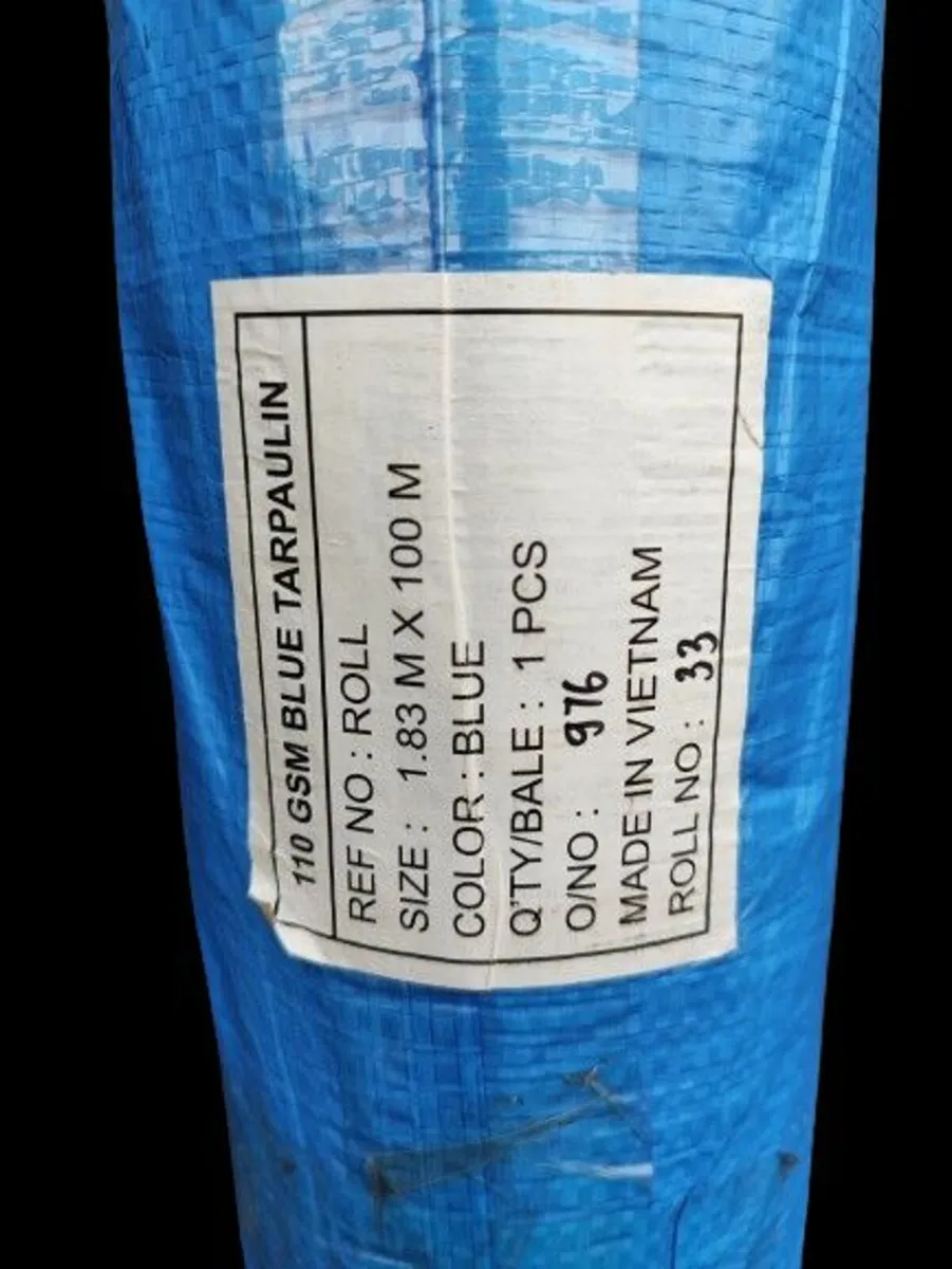 Scaffolding Sheeting Blue 1.8m x 100m (6'-328') - Image 1