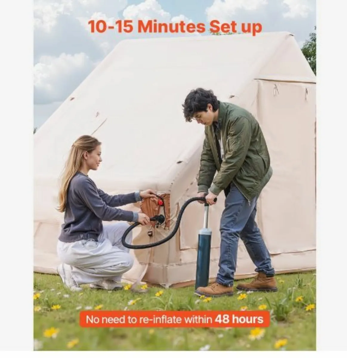 Inflatable Tents for Camping, 5-8 Person - Image 3