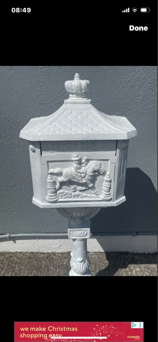 Cast iron letterbox - Image 2