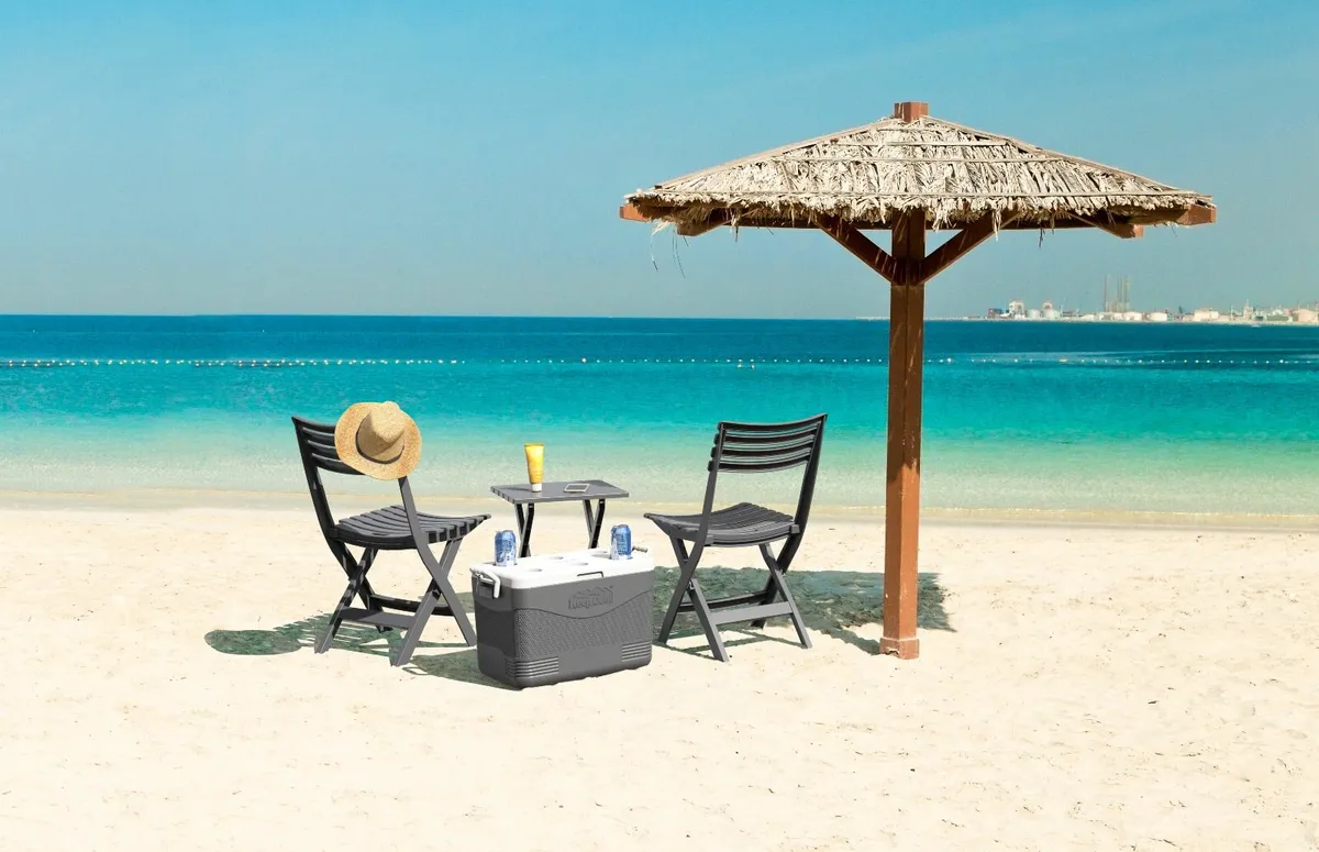 ✅ Duramax Portable Sitting Set – Grey 🪑🪑 + Table - Image 3