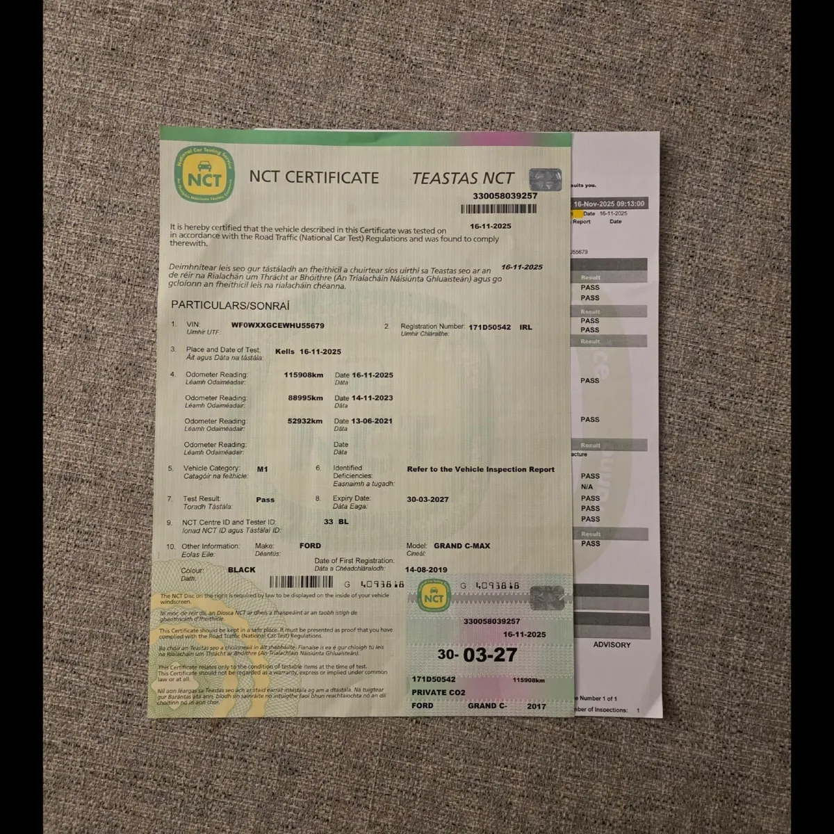 Ford Grand C-Max 2017 Zetec Low Mileage - Image 3