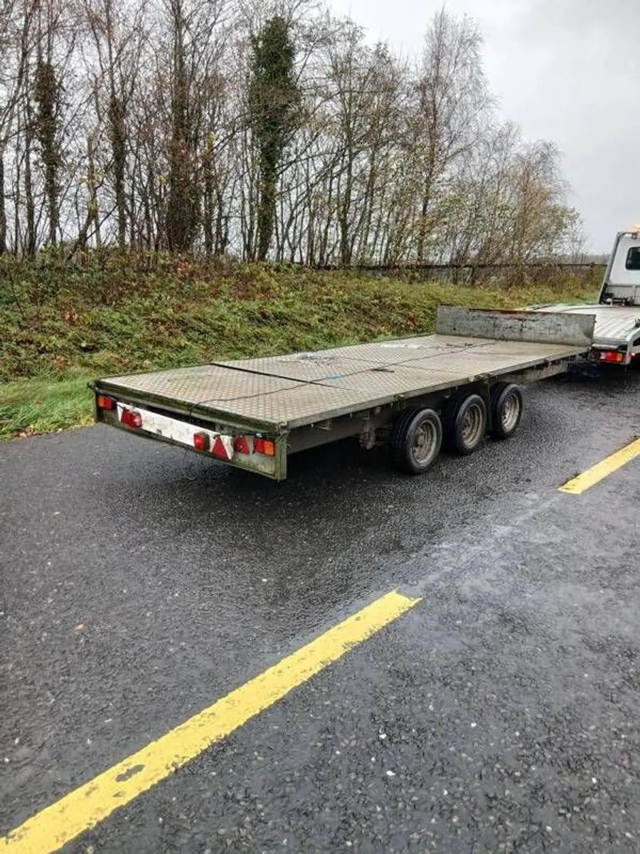 Ifor Williams 16Ft6 Tri Axle Flat Bed Trailer - Image 2