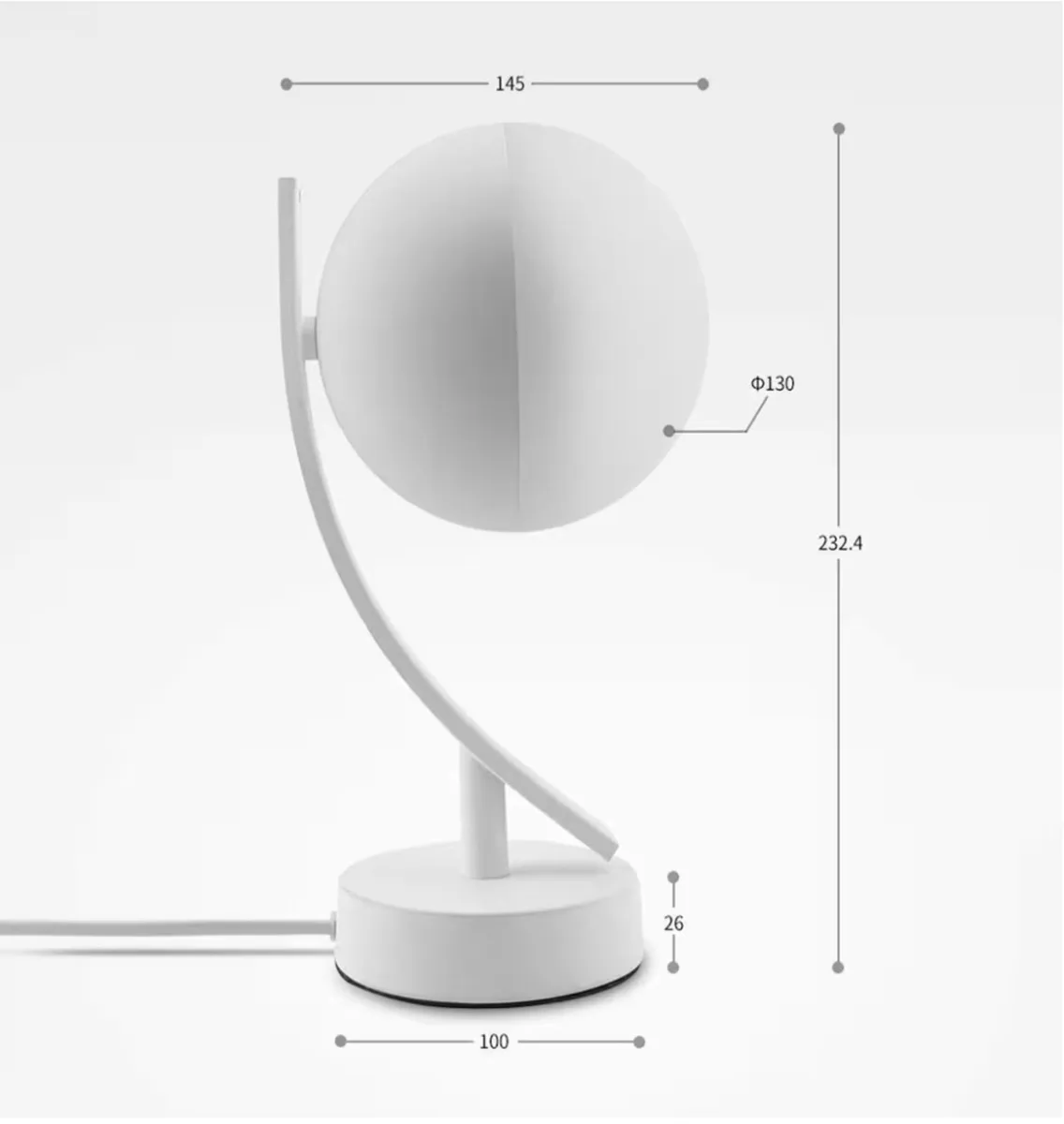 Desk Lamp – LED Moon Table Lamp - Image 3