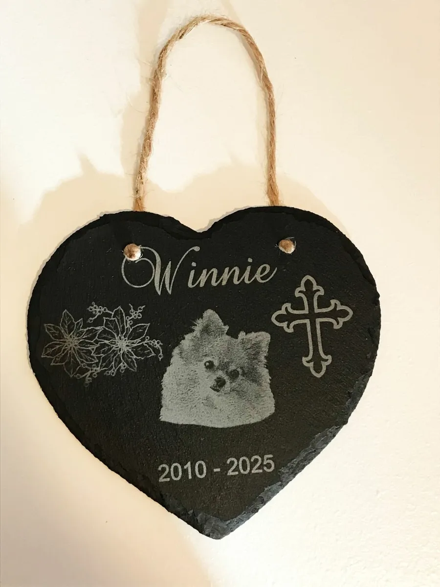 Personally Engraved Slate Pet Memorials - Image 2