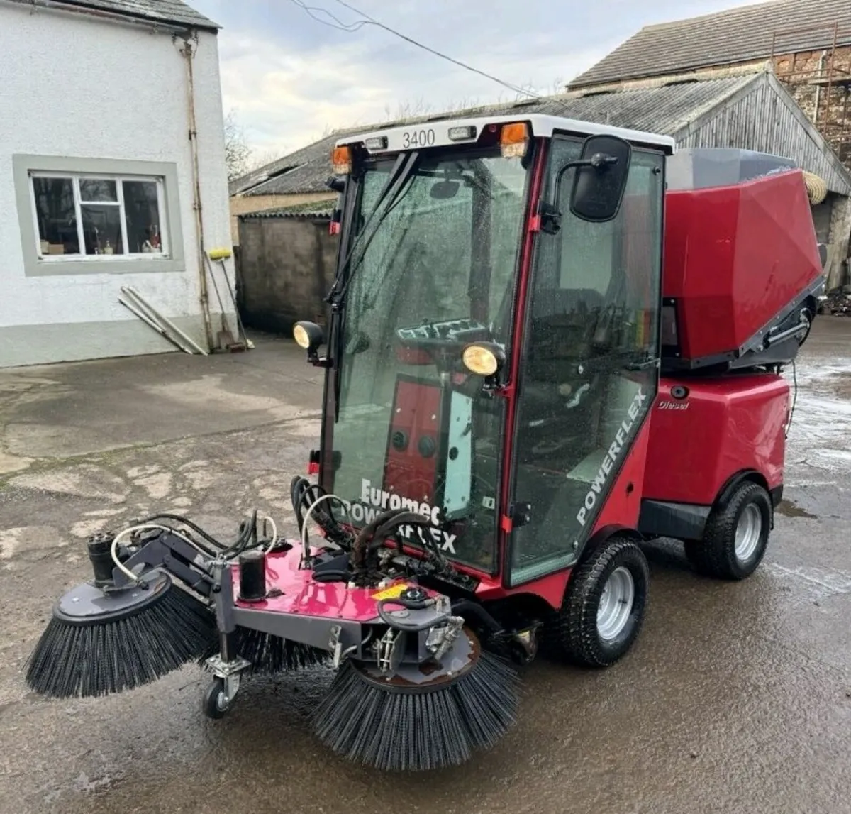 Euromec diesel road sweeper roadsweeper no vat - Image 2