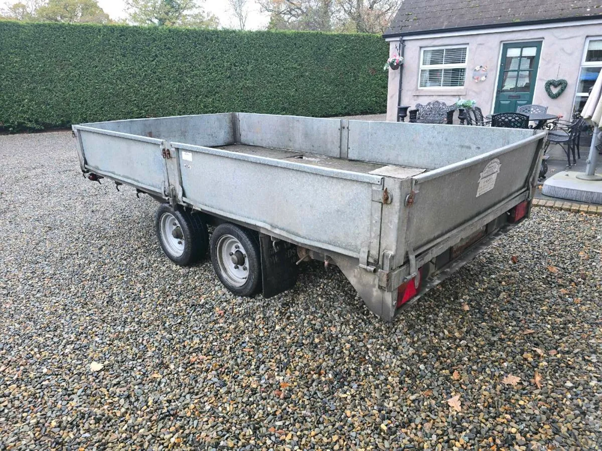 Graham Edwards 12ft builders dropside trailer - Image 1