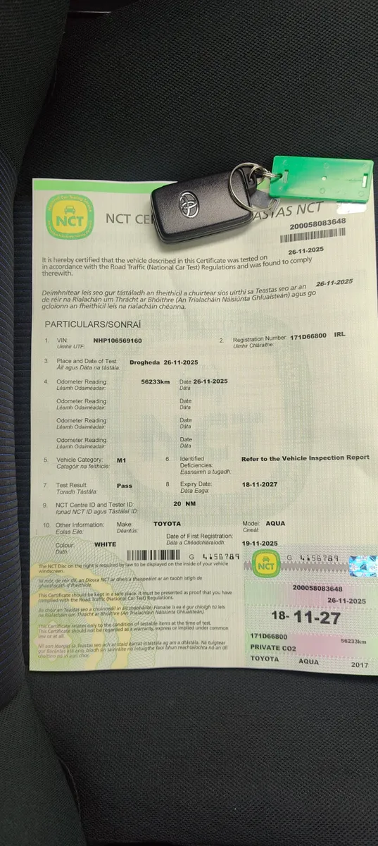 2017 Toyota Aqua Low milage (Deposit taken) - Image 2