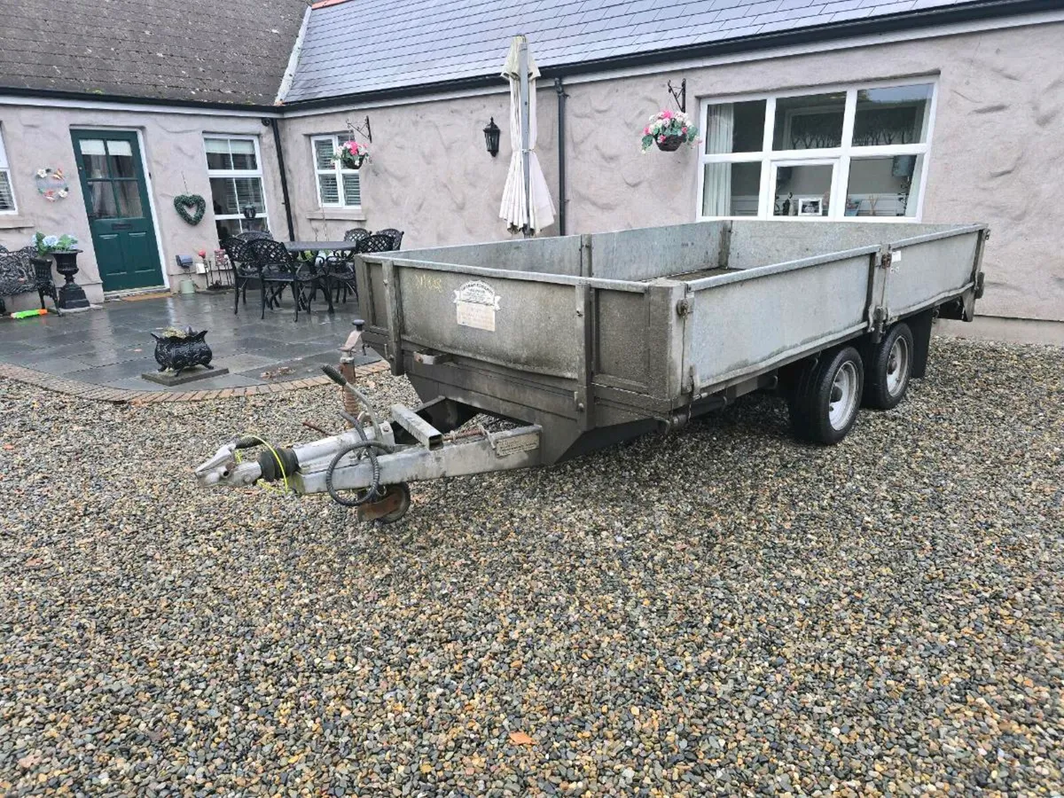 Graham Edwards 12ft builders dropside trailer - Image 2