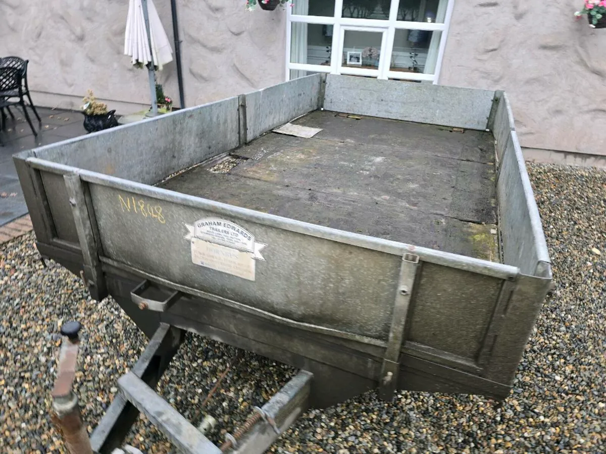 Graham Edwards 12ft builders dropside trailer - Image 3