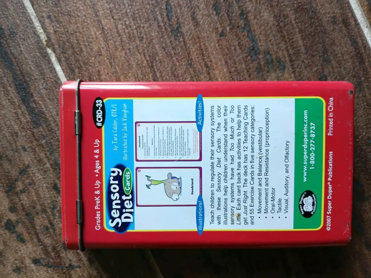 Sensory Diet Box of Cards - Image 2