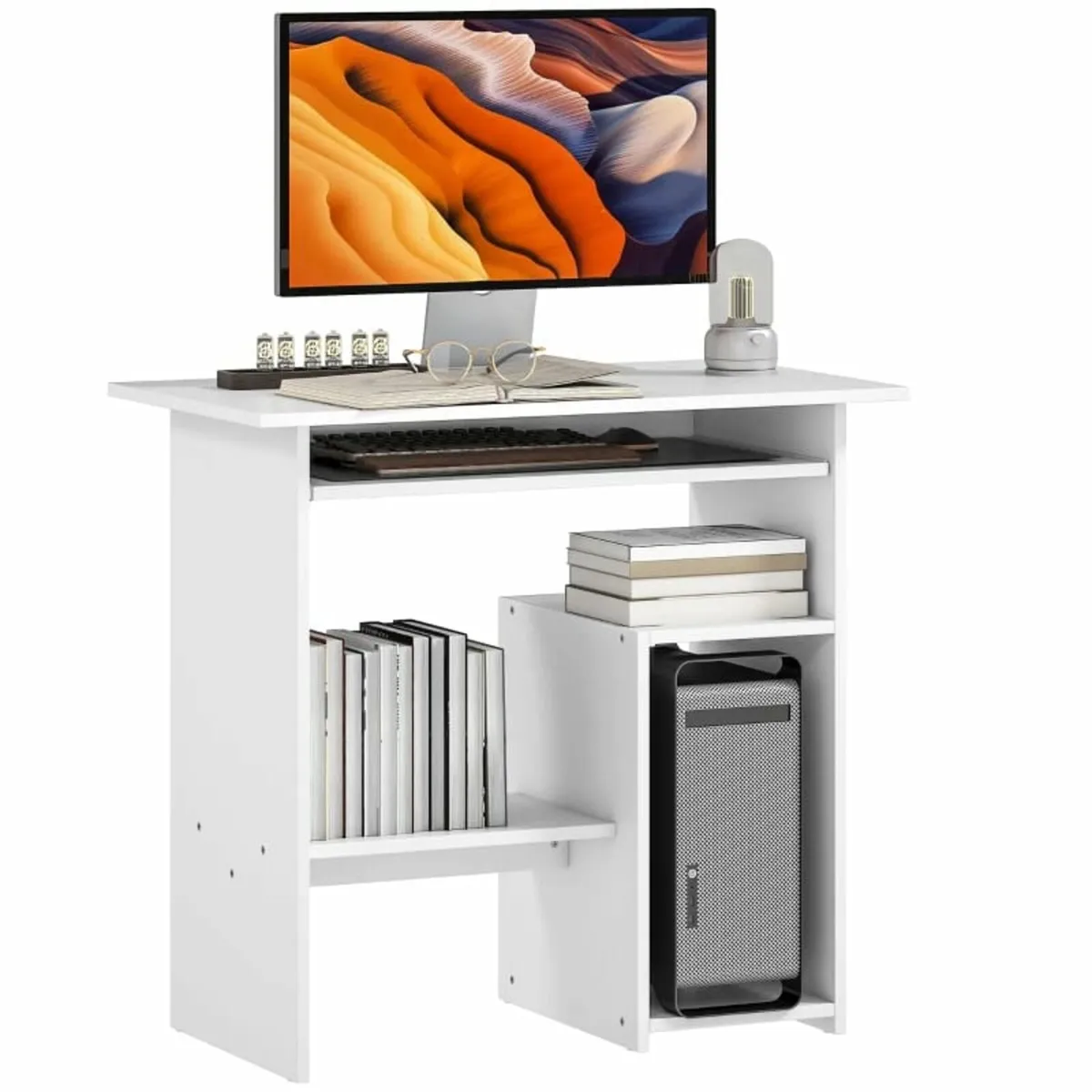 Computer Desk, Desk, Particleboard, Metal, 80 x 45 - Image 3