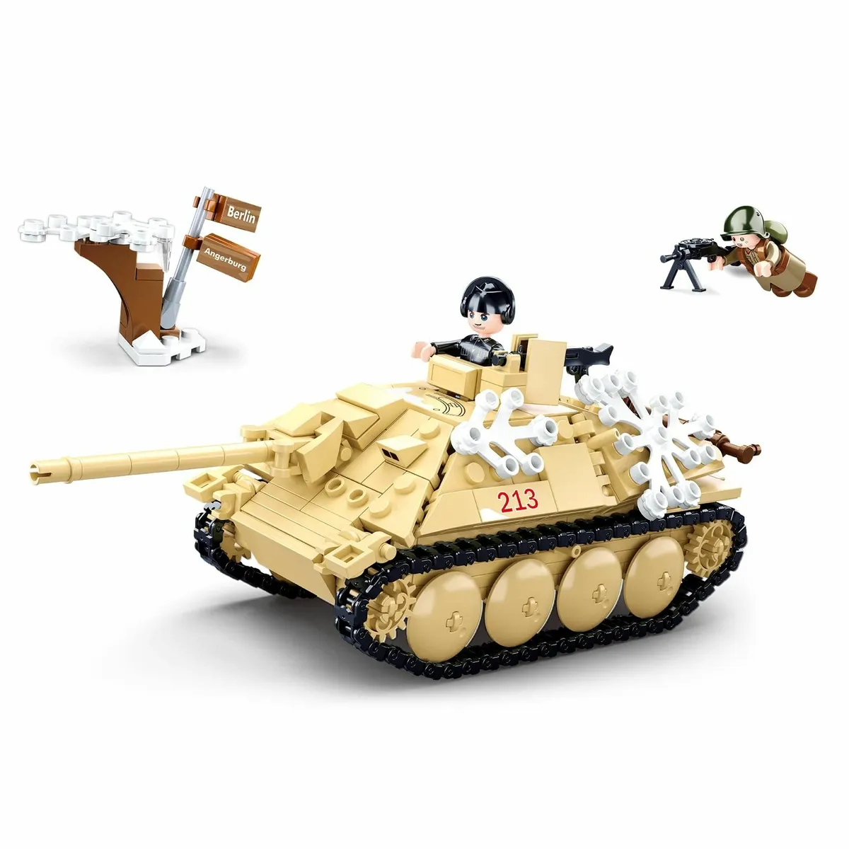 Sluban WW2 Tank Destroyer Jagdpanzer 344 pieces - Image 1