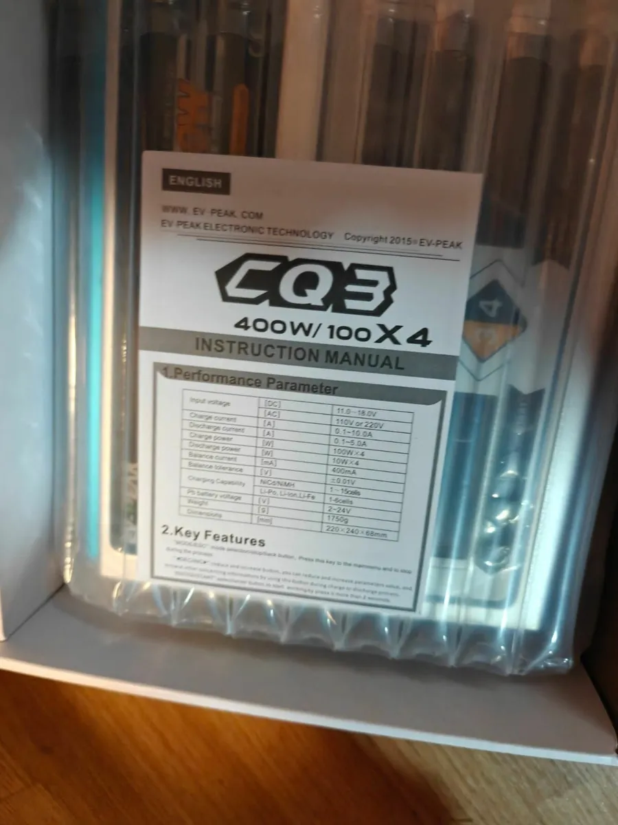 Brand New in box  EV-PEAK CQ3 100W 10A 1-6S Batter - Image 1