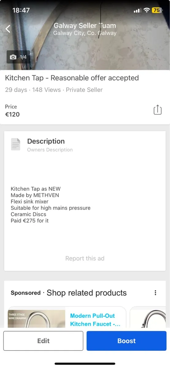 Kitchen tap - Image 4