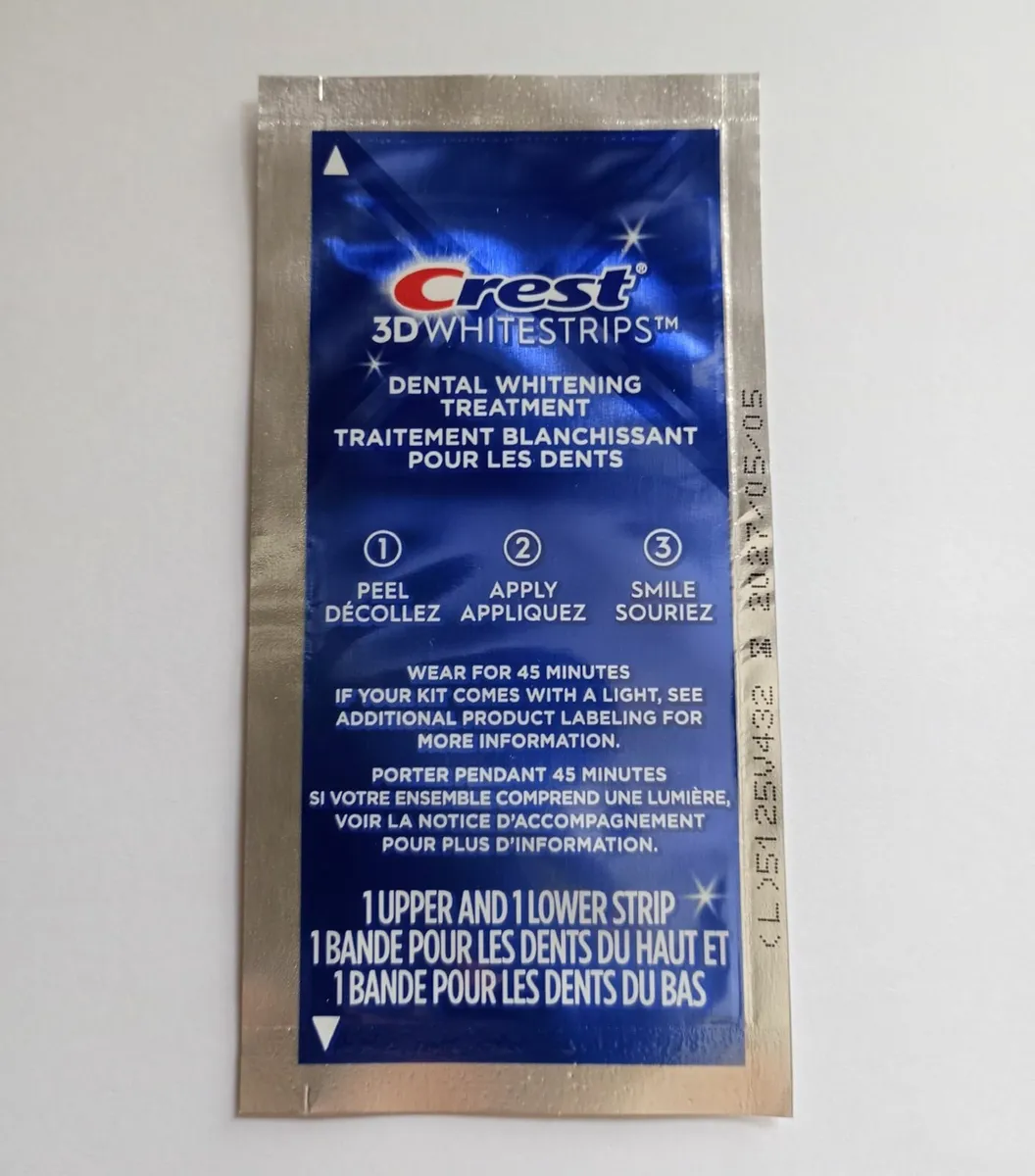 Crest 3D White Sensitive Teeth Whitening Strips - Image 3