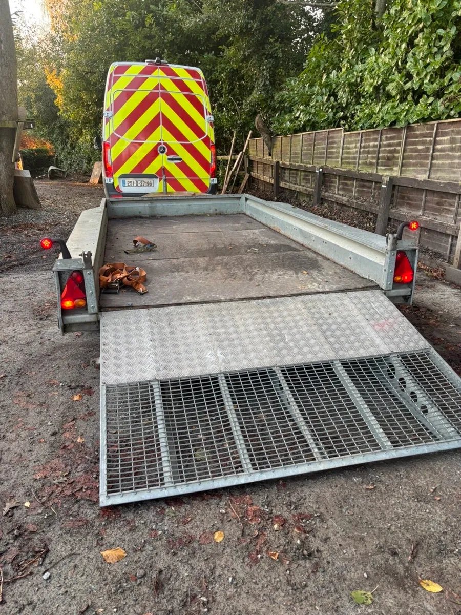 12x6 Ifor Williams triple axle plant trailer - Image 4