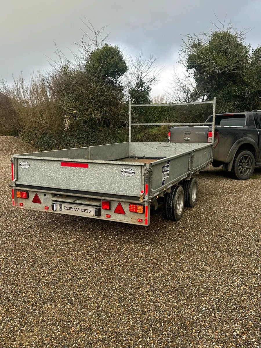 12x6 Ifor Williams Dropside trailer - Image 1