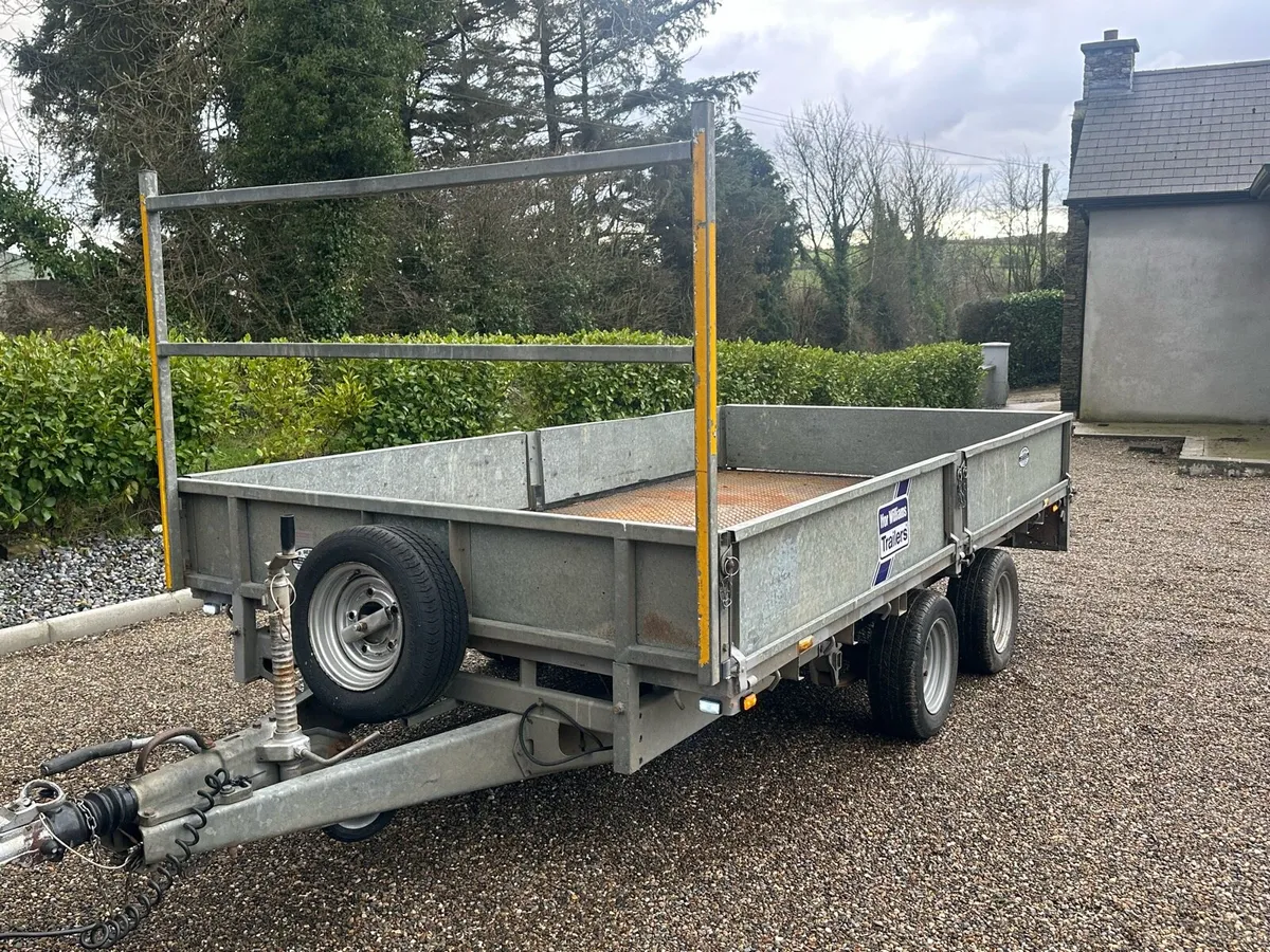 12x6 Ifor Williams Dropside trailer - Image 3