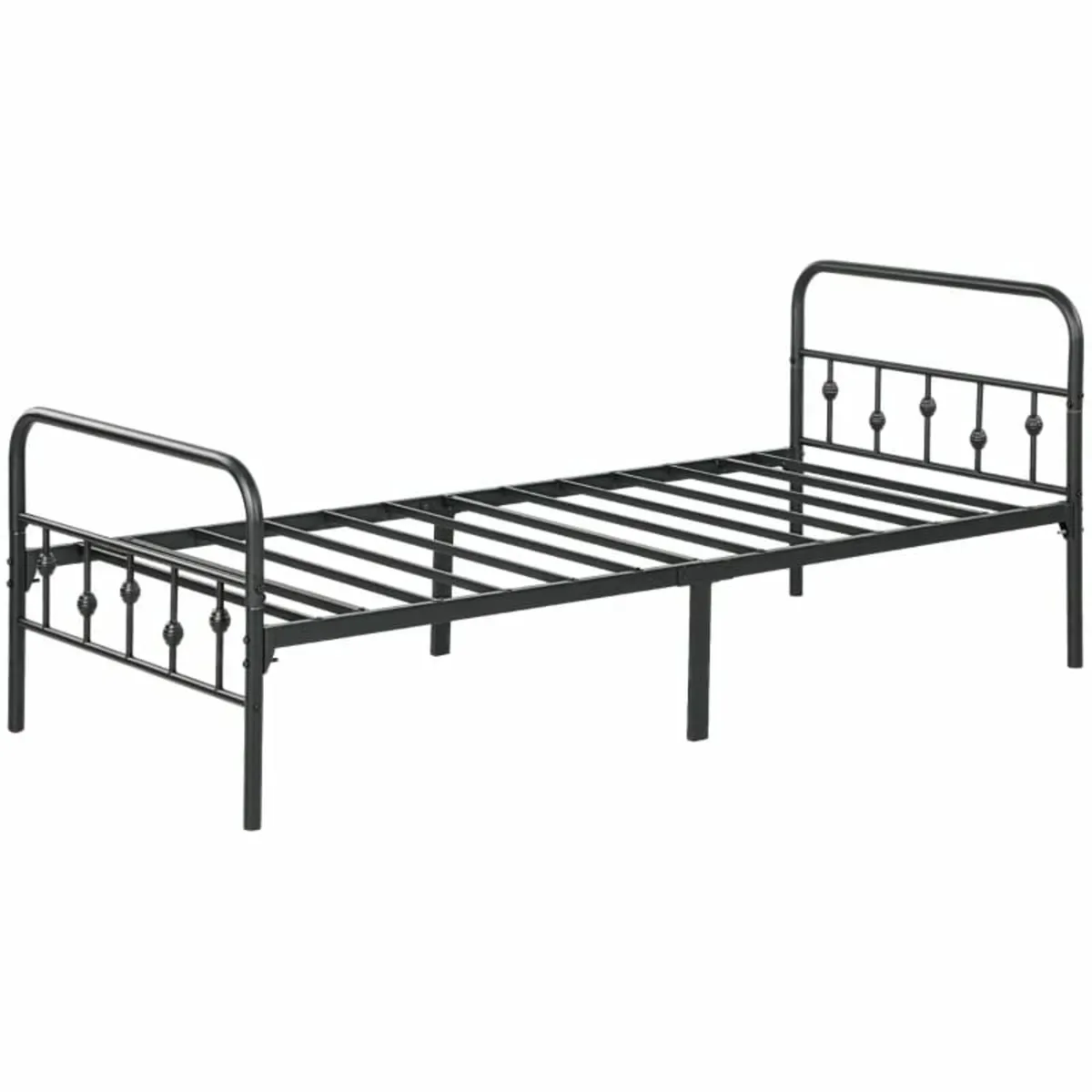 Simple metal bed frame, Easy to assemble, with noi - Image 2