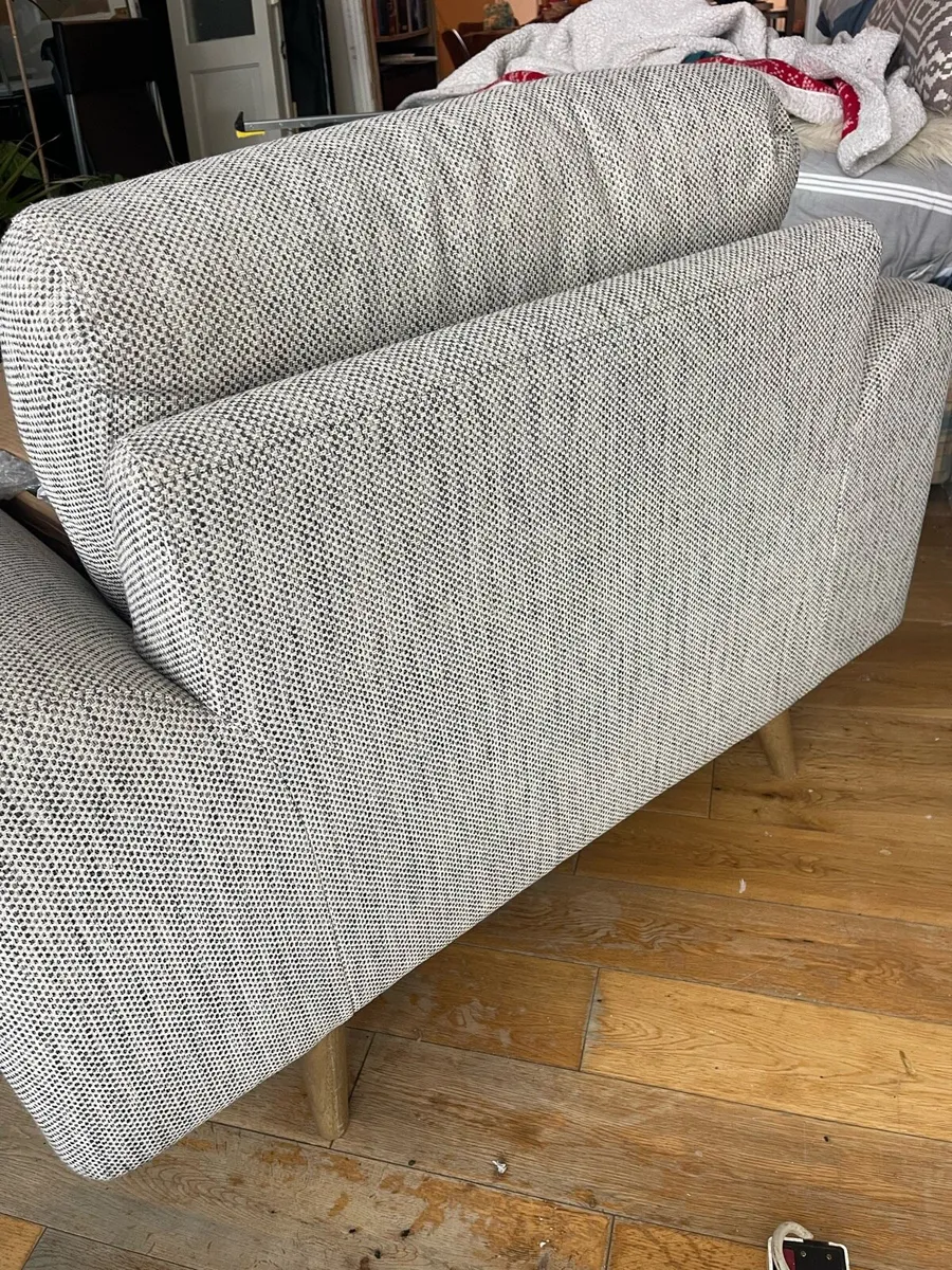 Grey Fabric Armchair - Image 4