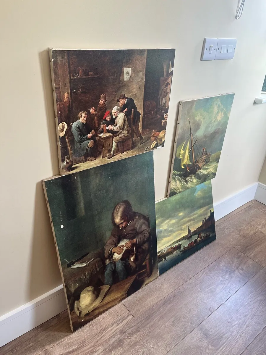Dutch Prints on Canvas x4 - Image 2