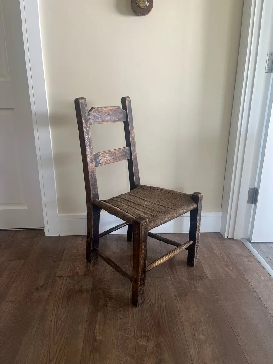 Antique Pine Sugan Chair - Image 1