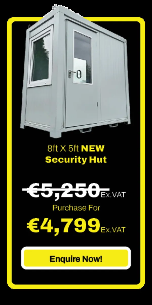 Security Hut with Ticket Booth Window - Image 1