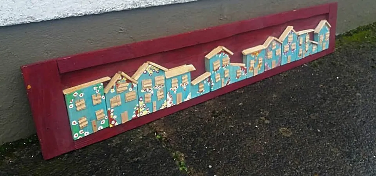 Rustic Fairy Glowing Town / display " v long" - Image 3