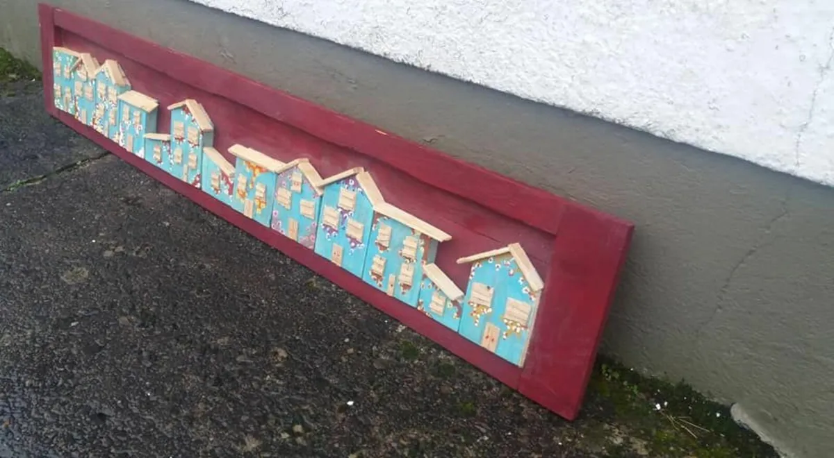 Rustic Fairy Glowing Town / display " v long" - Image 4