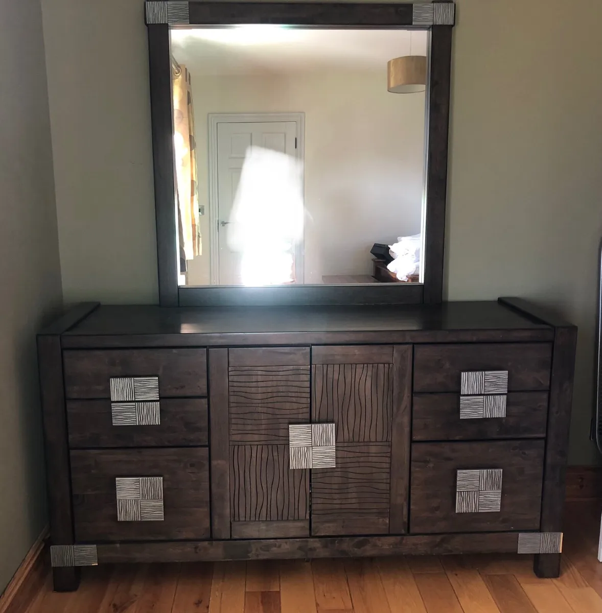 Solid wood Walnut Dresser