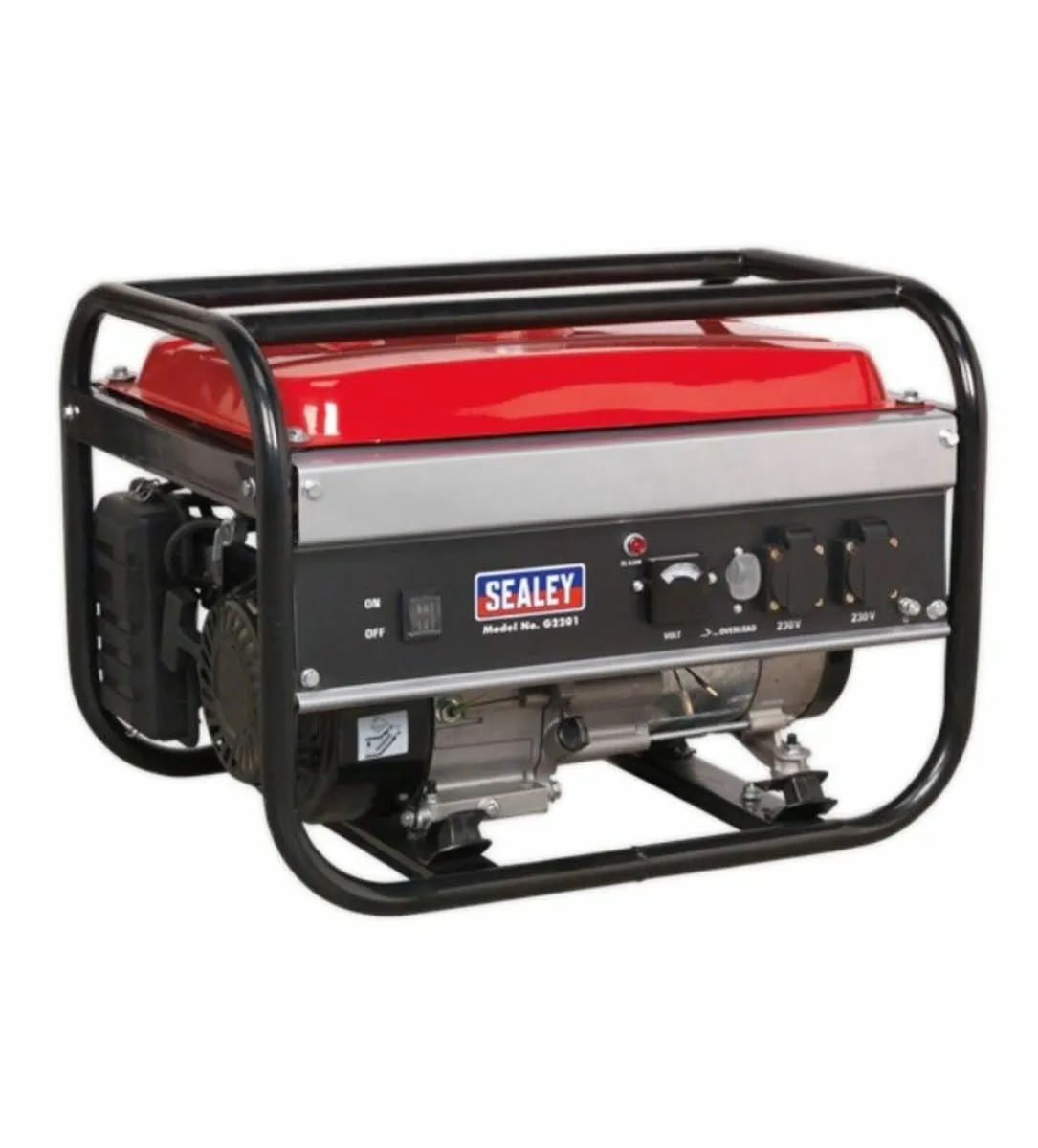 Sealey 2200W Generator 6.5hp 4-Stroke Engine 230V - Image 1