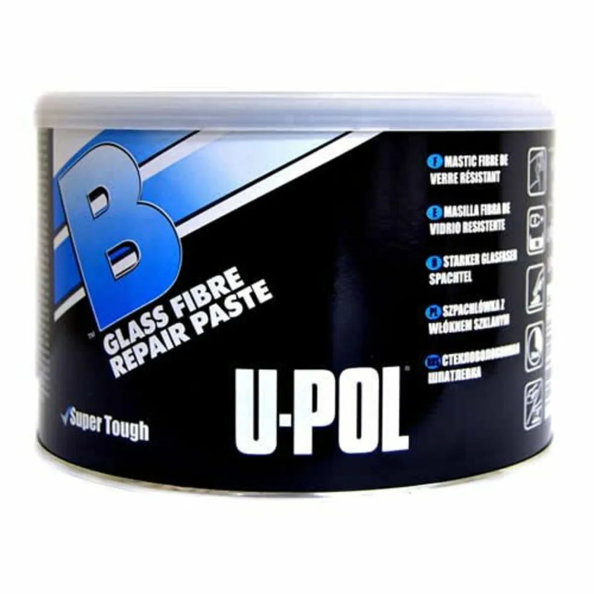 U-POL B Polyester Glass Fibre Filler 1L – UPOLB/2 - Image 1