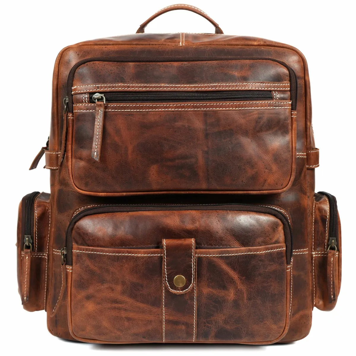 Genuine Leather Backpack for Men &  Women - Image 1