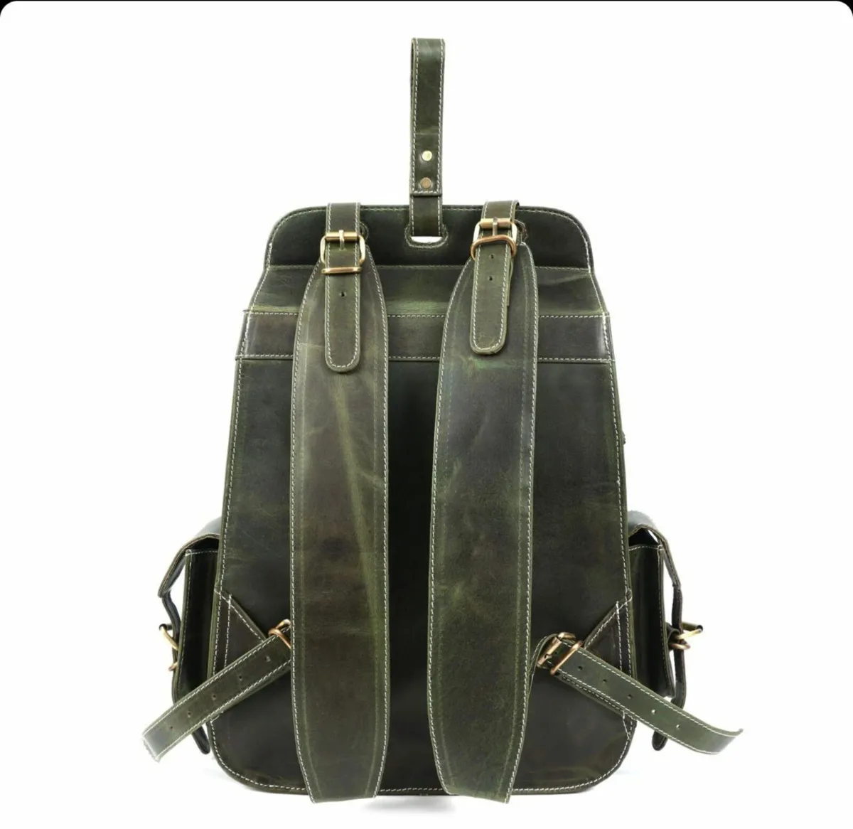 Genuine Leather Backpack for Men &  Women - Image 2