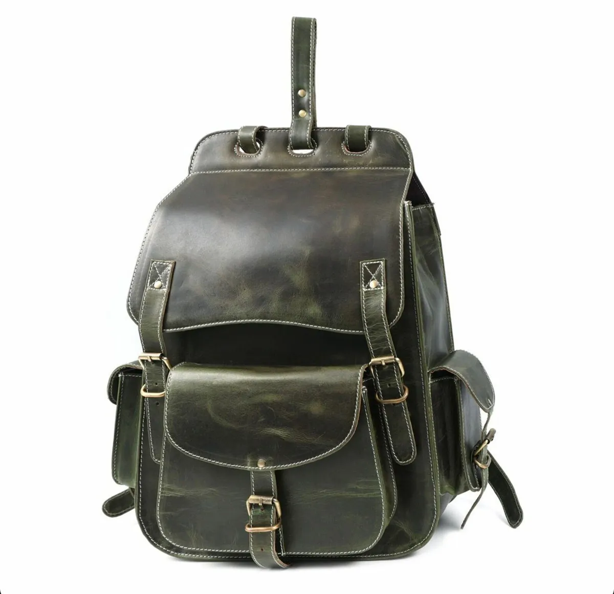 Genuine Leather Backpack for Men &  Women - Image 3