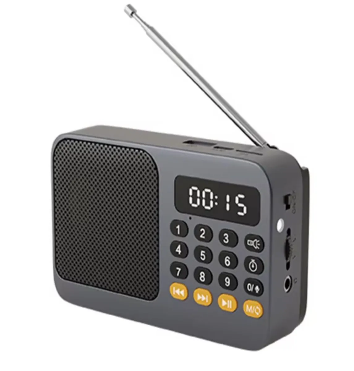 Portable FM radio with Bluetooth and MicroSD - Image 1