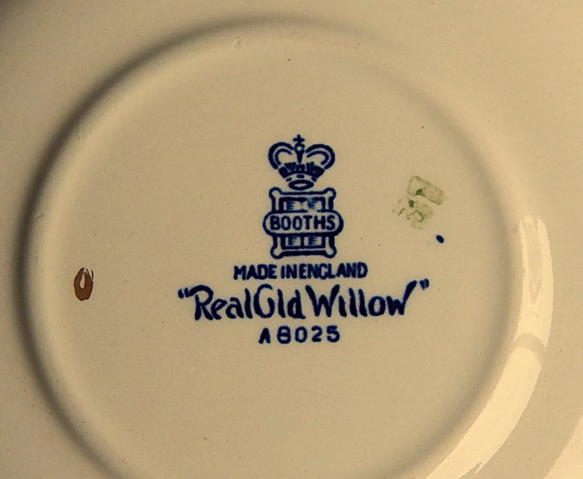 Selection of ‘Real Old Willow’ Plates by Booths - Image 3